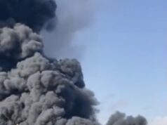 Prampram: Firefighters battle industrial fire